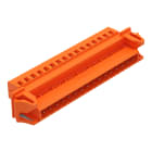 WAGO ELETTRONICA - Connettore maschio per 1 conduttore.CAGE CLAMP®.2,5 mm².arancione