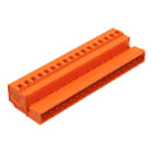 WAGO ELETTRONICA - Connettore maschio per 1 conduttore.CAGE CLAMP®.2,5 mm².arancione