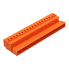 WAGO ELETTRONICA - Connettore maschio per 1 conduttore.CAGE CLAMP®.2,5 mm².arancione