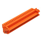 WAGO ELETTRONICA - Connettore maschio per 1 conduttore.CAGE CLAMP®.2,5 mm².arancione
