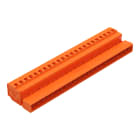 WAGO ELETTRONICA - Connettore maschio per 1 conduttore.CAGE CLAMP®.2,5 mm².arancione