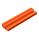 WAGO ELETTRONICA - Connettore maschio per 1 conduttore.CAGE CLAMP®.2,5 mm².arancione
