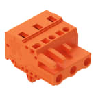 WAGO ELETTRONICA - Spina femmina per 1 conduttore.CAGE CLAMP®.2,5 mm².arancione