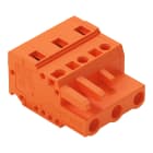 WAGO ELETTRONICA - Spina femmina per 1 conduttore.CAGE CLAMP®.2,5 mm².arancione