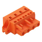 WAGO ELETTRONICA - Spina femmina per 1 conduttore.CAGE CLAMP®.2,5 mm².arancione