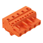 WAGO ELETTRONICA - Spina femmina per 1 conduttore.CAGE CLAMP®.2,5 mm².arancione
