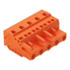 WAGO ELETTRONICA - Spina femmina per 1 conduttore.CAGE CLAMP®.2,5 mm².arancione
