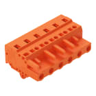 WAGO ELETTRONICA - Spina femmina per 1 conduttore.CAGE CLAMP®.2,5 mm².arancione