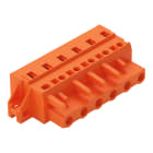 WAGO ELETTRONICA - Spina femmina per 1 conduttore.CAGE CLAMP®.2,5 mm².arancione