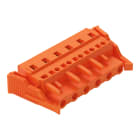 WAGO ELETTRONICA - Spina femmina per 1 conduttore.CAGE CLAMP®.2,5 mm².arancione