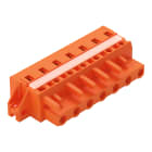 WAGO ELETTRONICA - Spina femmina per 1 conduttore.CAGE CLAMP®.2,5 mm².arancione