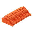 WAGO ELETTRONICA - Spina femmina per 1 conduttore.CAGE CLAMP®.2,5 mm².arancione