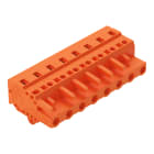 WAGO ELETTRONICA - Spina femmina per 1 conduttore.CAGE CLAMP®.2,5 mm².arancione
