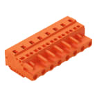 WAGO ELETTRONICA - Spina femmina per 1 conduttore.CAGE CLAMP®.2,5 mm².arancione