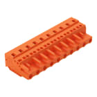 WAGO ELETTRONICA - Spina femmina per 1 conduttore.CAGE CLAMP®.2,5 mm².arancione