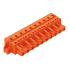 WAGO ELETTRONICA - Spina femmina per 1 conduttore.CAGE CLAMP®.2,5 mm².arancione