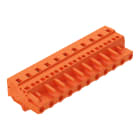 WAGO ELETTRONICA - Spina femmina per 1 conduttore.CAGE CLAMP®.2,5 mm².arancione
