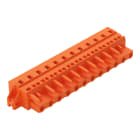 WAGO ELETTRONICA - Spina femmina per 1 conduttore.CAGE CLAMP®.2,5 mm².arancione