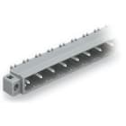 WAGO ELETTRONICA - Connettore maschio THT.Pin a saldare 1,2 x 1,2 mm.angolato.grigio