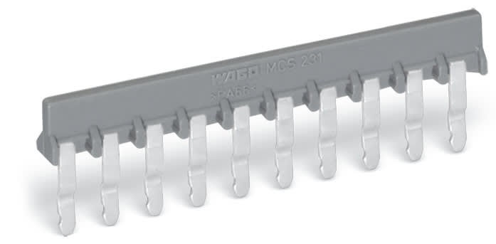 WAGO ELETTRONICA - Ponticello.per ingresso del conduttore.10 poli.grigio 231-910