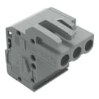 WAGO ELETTRONICA - Connettore femmina 1 conduttore, ang..CAGE CLAMP®.2,5 mm².grigio
