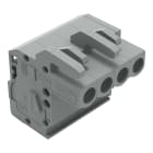 WAGO ELETTRONICA - Connettore femmina 1 conduttore, ang..CAGE CLAMP®.2,5 mm².grigio 232-104/026-000