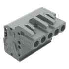 WAGO ELETTRONICA - Connettore femmina 1 conduttore, ang..CAGE CLAMP®.2,5 mm².grigio 232-105/026-000