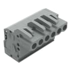 WAGO ELETTRONICA - Connettore femmina 1 conduttore, ang..CAGE CLAMP®.2,5 mm².grigio