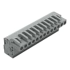 WAGO ELETTRONICA - Connettore femmina 1 conduttore, ang..CAGE CLAMP®.2,5 mm².grigio