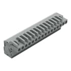 WAGO ELETTRONICA - Connettore femmina 1 conduttore, ang..CAGE CLAMP®.2,5 mm².grigio
