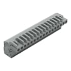 WAGO ELETTRONICA - Connettore femmina 1 conduttore, ang..CAGE CLAMP®.2,5 mm².grigio