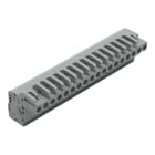 WAGO ELETTRONICA - Connettore femmina 1 conduttore, ang..CAGE CLAMP®.2,5 mm².grigio