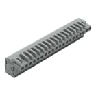 WAGO ELETTRONICA - Connettore femmina 1 conduttore, ang..CAGE CLAMP®.2,5 mm².grigio