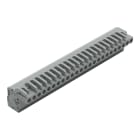WAGO ELETTRONICA - Connettore femmina 1 conduttore, ang..CAGE CLAMP®.2,5 mm².grigio