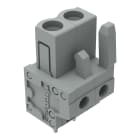 WAGO ELETTRONICA - Connettore femmina THT.dritto.Passo pin 5 mm.grigio