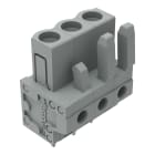 WAGO ELETTRONICA - Connettore femmina THT.dritto.Passo pin 5 mm.grigio 232-133