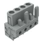 WAGO ELETTRONICA - Connettore femmina THT.dritto.Passo pin 5 mm.grigio
