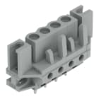 WAGO ELETTRONICA - Connettore femmina THT.dritto.Passo pin 5 mm.grigio