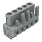 WAGO ELETTRONICA - Connettore femmina THT.dritto.Passo pin 5 mm.grigio