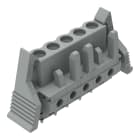 WAGO ELETTRONICA - Connettore femmina THT.dritto.Passo pin 5 mm.grigio