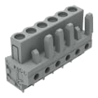 WAGO ELETTRONICA - Connettore femmina THT.dritto.Passo pin 5 mm.grigio