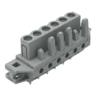 WAGO ELETTRONICA - Connettore femmina THT.dritto.Passo pin 5 mm.grigio 232-136/031-000