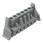 WAGO ELETTRONICA - Connettore femmina THT.dritto.Passo pin 5 mm.grigio 232-136/039-000