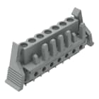 WAGO ELETTRONICA - Connettore femmina THT.dritto.Passo pin 5 mm.grigio 232-137/039-000