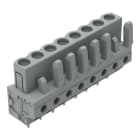 WAGO ELETTRONICA - Connettore femmina THT.dritto.Passo pin 5 mm.grigio