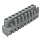 WAGO ELETTRONICA - Connettore femmina THT.dritto.Passo pin 5 mm.grigio