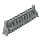 WAGO ELETTRONICA - Connettore femmina THT.dritto.Passo pin 5 mm.grigio 232-140/039-000