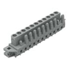 WAGO ELETTRONICA - Connettore femmina THT.dritto.Passo pin 5 mm.grigio