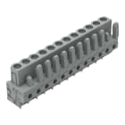 WAGO ELETTRONICA - Connettore femmina THT.dritto.Passo pin 5 mm.grigio