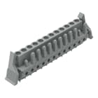 WAGO ELETTRONICA - Connettore femmina THT.dritto.Passo pin 5 mm.grigio